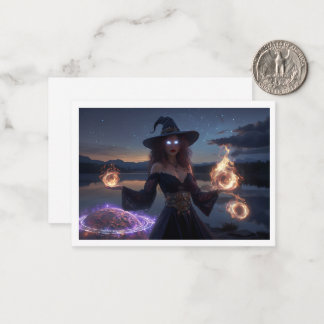 Halloween Card Mitteilungskarte