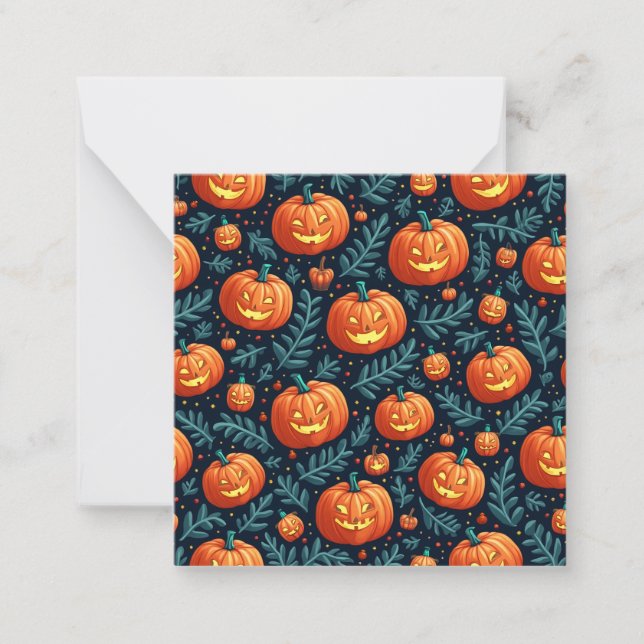halloween card mitteilungskarte (Vorderseite)