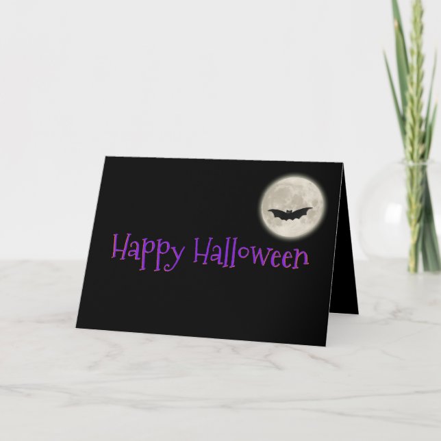 Halloween Card W/Funny Niedlich Basset Puppy Karte (Vorderseite)