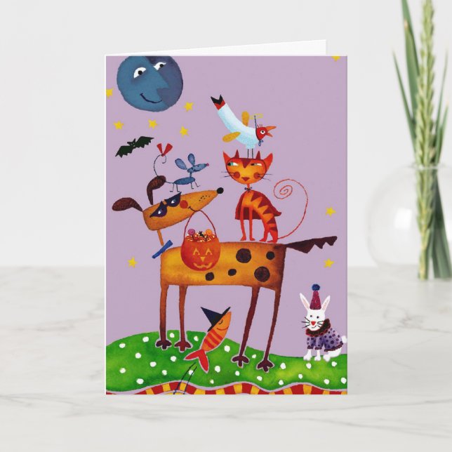 Halloween Cards Karte (Vorderseite)