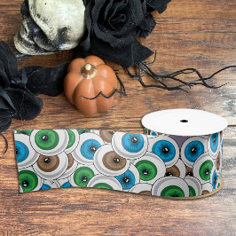 Halloween | Cartoon Eyeballs Ribbon Satinband