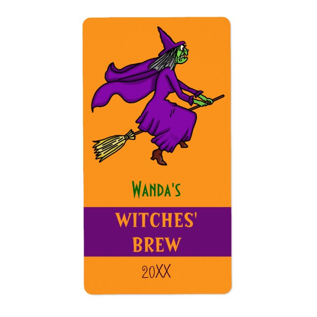Halloween Cartoon Hexen brauen Custom (Vorne)