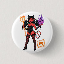 Halloween Cartoon Succubus - Dunkel & spielerisch