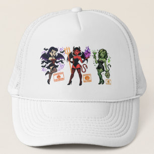 Halloween Cartoon Succubus - Dunkel & spielerisch Truckerkappe