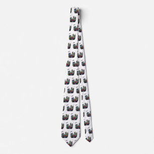 Halloween Castle Neck Tie Krawatte