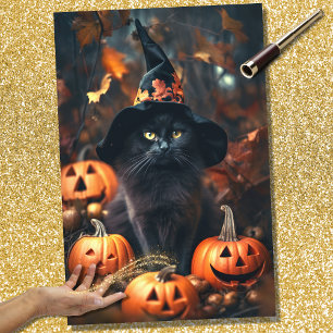 Halloween Cat 2 Decoupage Paper Seidenpapier