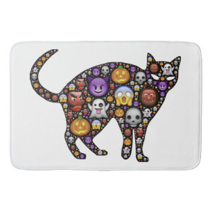 HALLOWEEN CAT BADEMATTE