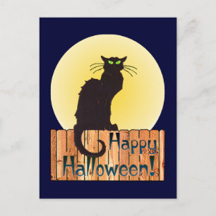 HALLOWEEN CAT by SHARON SHARPE Postkarte