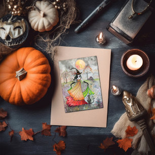 Halloween Cat Card Herbstreverie Karte