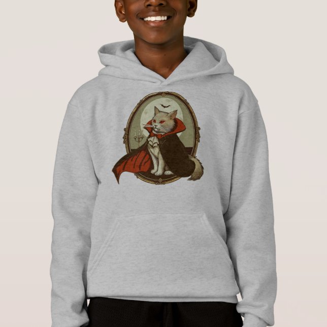 Halloween Cat, Count Catula Hoodie (Vorderseite)