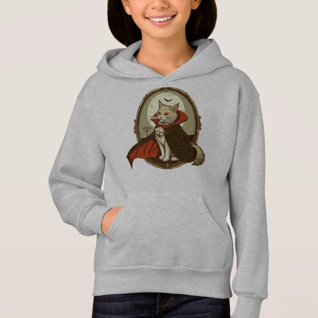 Halloween Cat, Count Catula Hoodie (Vorderseite)