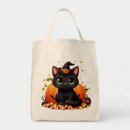 Halloween Cat Design Tragetasche