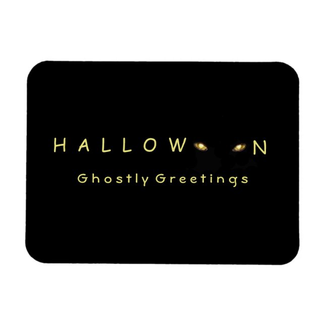 Halloween Cat Eyes Magnet (Horizontal)
