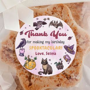 Halloween Cat Geburtstagsparty Sticker