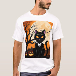 Halloween Cat (glückliches Halloween, Geschenk für T-Shirt
