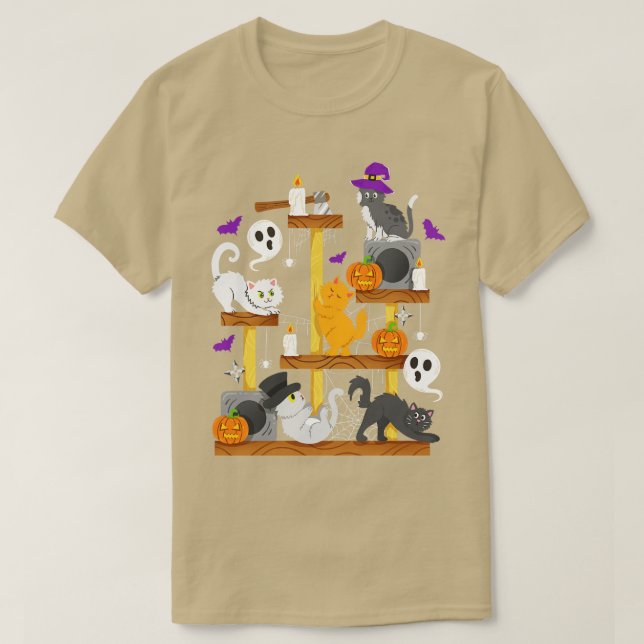 Halloween Cat Halloween Costume 1 T-Shirt (Design vorne)