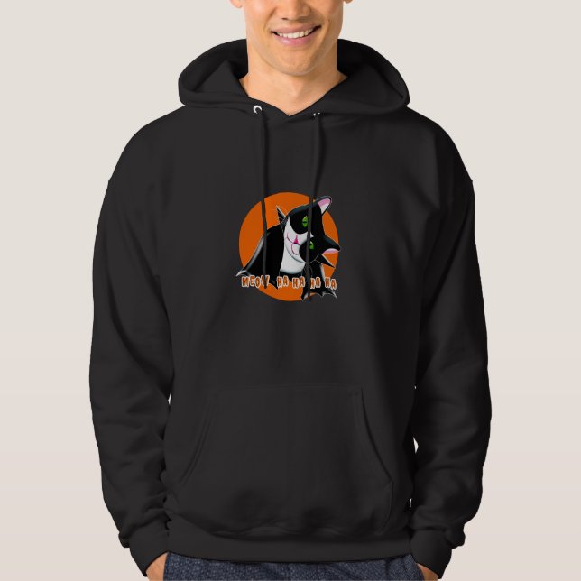 Halloween Cat Hoodie (Vorderseite)