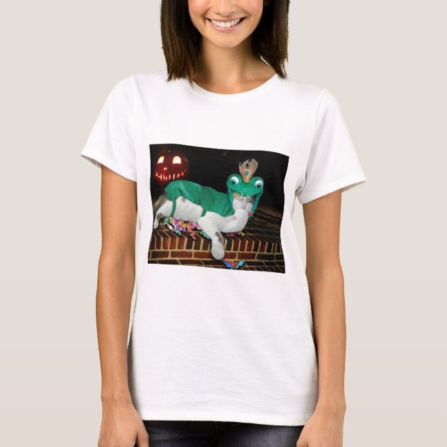 Halloween Cat ist Gettin' The Goods! T-Shirt (Vorderseite)