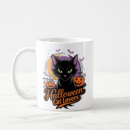 Halloween Cat Lovers Kaffeetasse