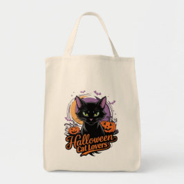 Halloween Cat Lovers Tragetasche