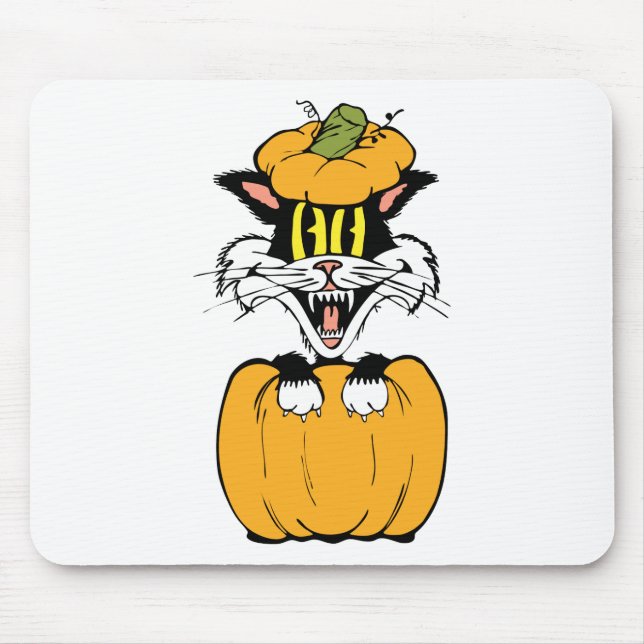 Halloween Cat Mousepad (Vorne)