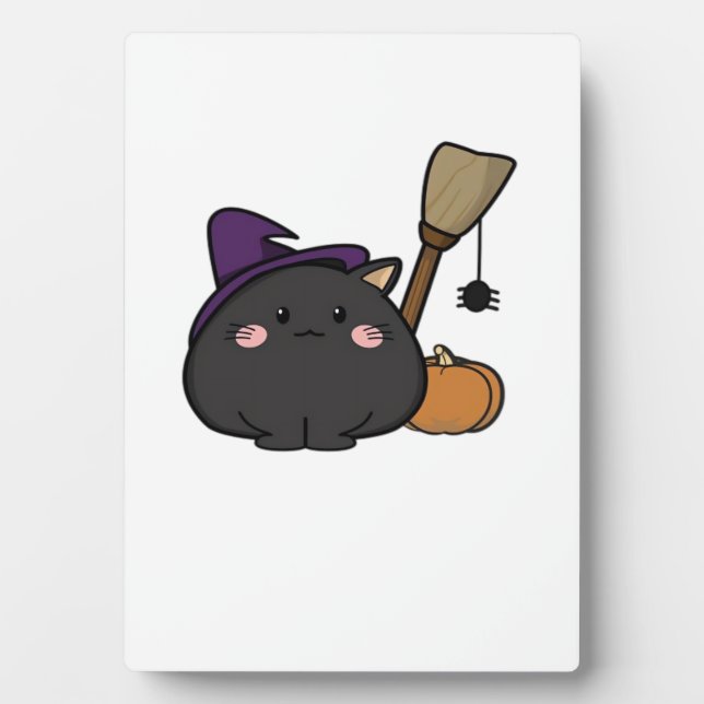 Halloween Cat Oversized T-Shirt Fotoplatte (Vorderseite)