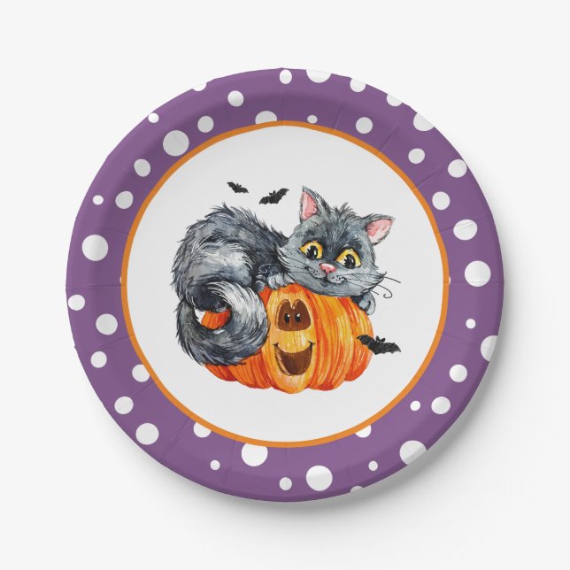 Halloween Cat Paper Teller (Vorderseite)