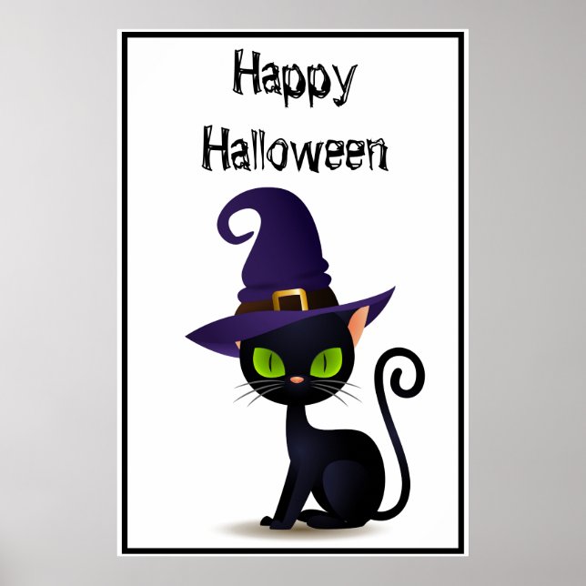 Halloween Cat Poster (Vorne)