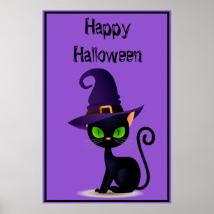 Halloween Cat Poster