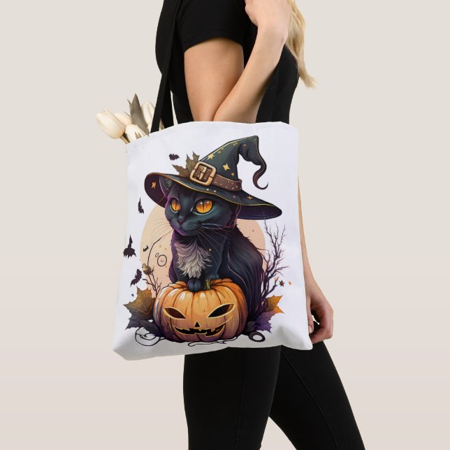 Halloween Cat & Pumpkin (Von Nahem)