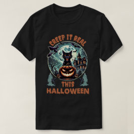 Halloween Cat : Schön, dass es dieses halloween T-Shirt