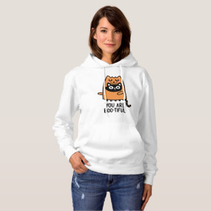 Halloween Cat Sie sind schön Bob Hoodie