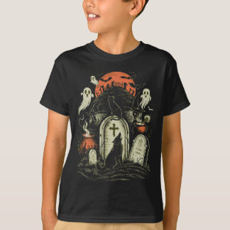 Halloween Cat - Spooky Hexe T-Shirt