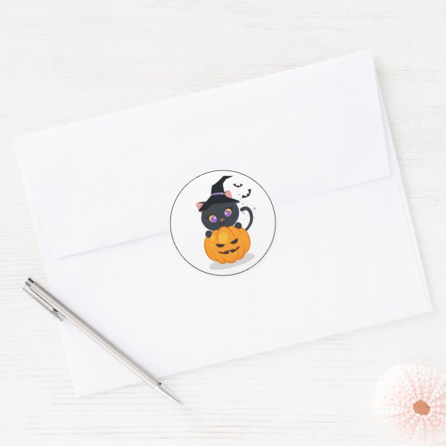 Halloween Cat Stickers (Umschlag)