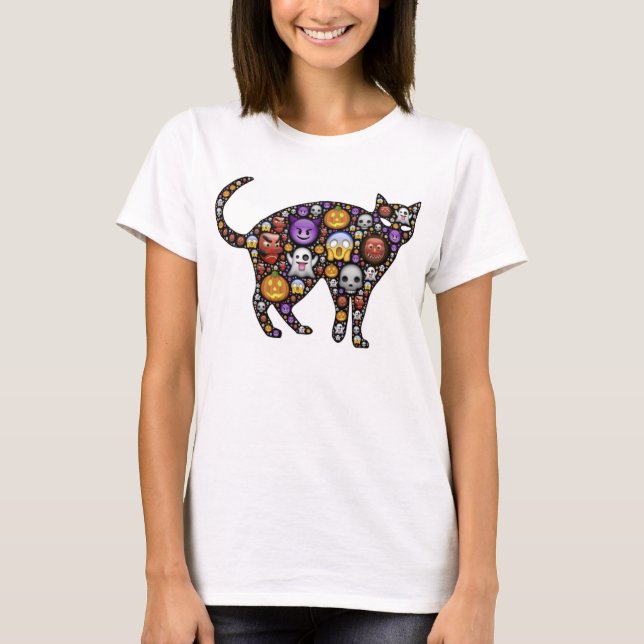 HALLOWEEN CAT T-Shirt (Vorderseite)