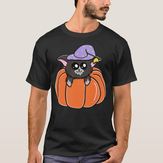 Halloween cat T-Shirt (Vorderseite)