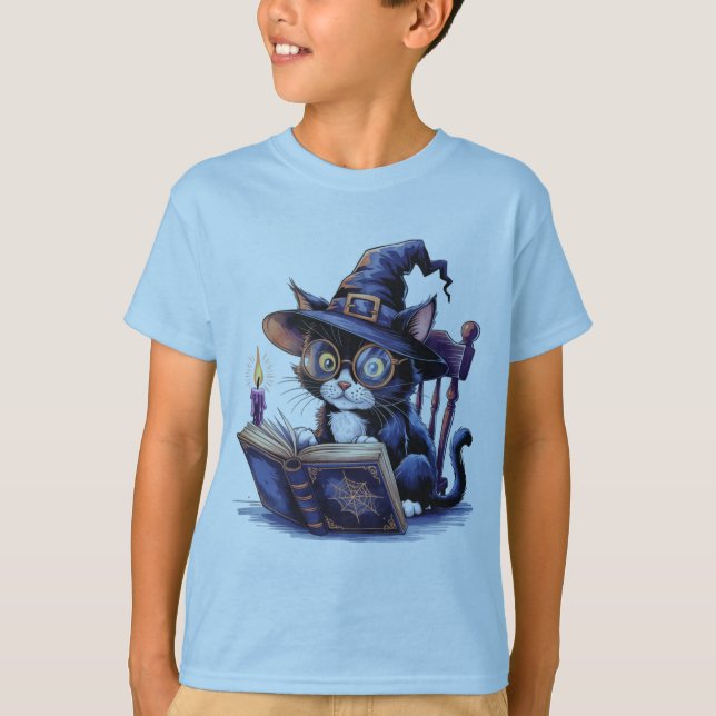 Halloween Cat T-Shirt (Vorderseite)