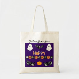 Halloween Cat Tote Bag - Persönlich gestalten Tragetasche