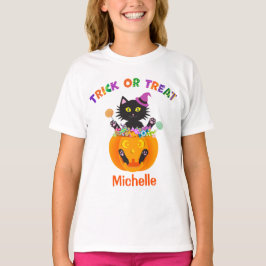 Halloween Cat Trick or Tree T-Shirt