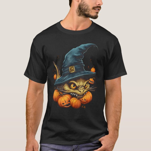 Halloween Catfish Fishing Lover Fisherman Costume T-Shirt (Vorderseite)