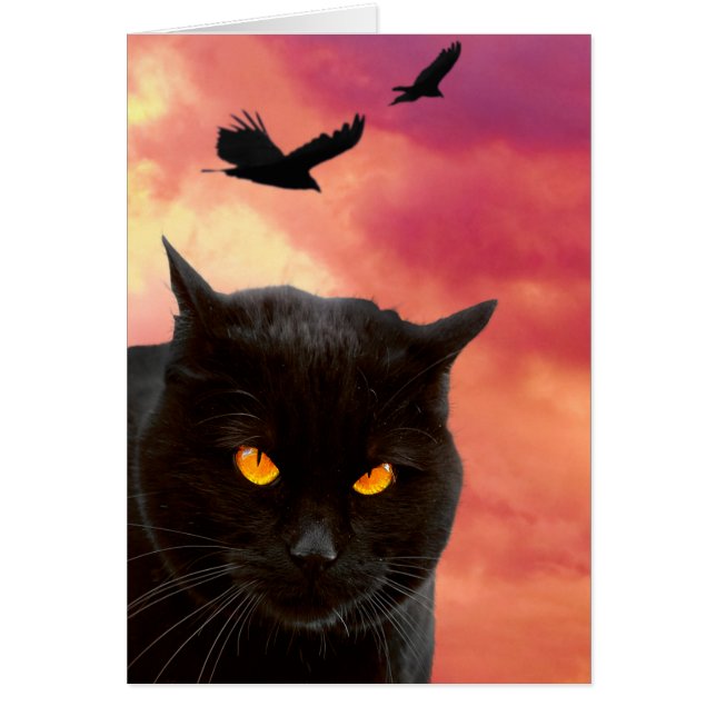 Halloween Cat's Face (Vorne)