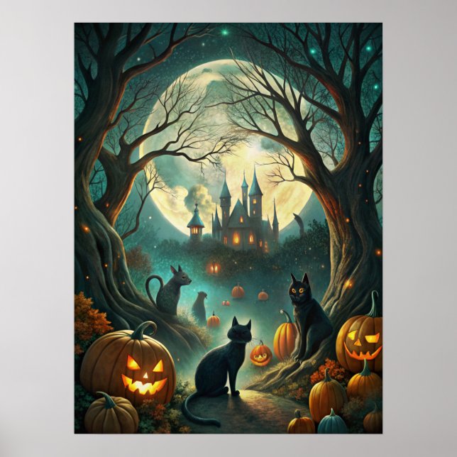 Halloween Cats Poster (Vorne)