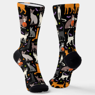 Halloween Cats Socken