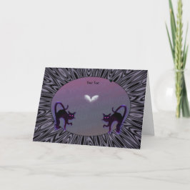 Halloween Cats Template! Einladung