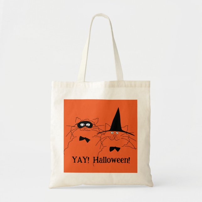 Halloween Cats Tote Bag Tragetasche (Vorne)