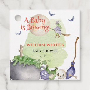 Halloween Cauldron Baby ist Braudusche Geschenkanhänger