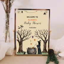 Halloween Cauldron Spooky Baby Dusche Willkommen