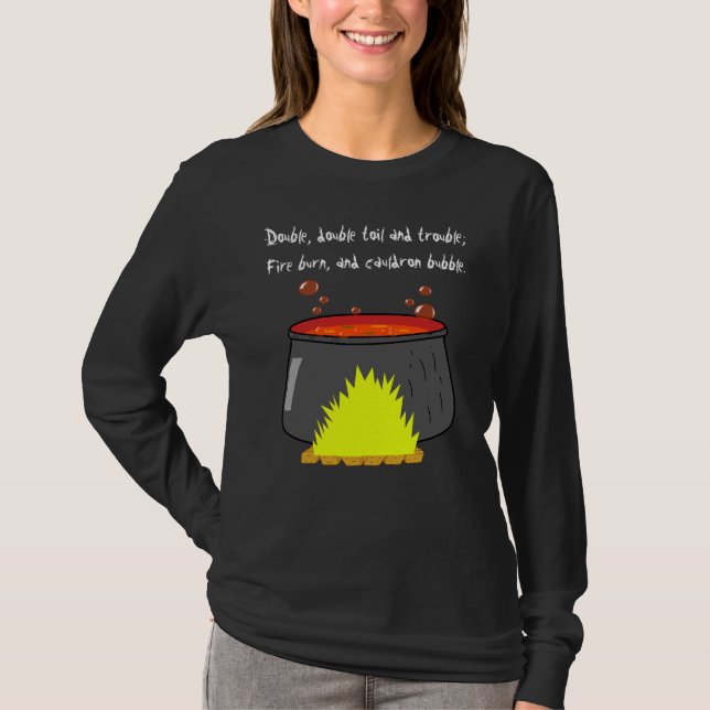 Halloween Cauldron Women's Long Sleeve T - Shirt (Vorderseite)