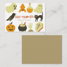 Halloween Celebration Cards