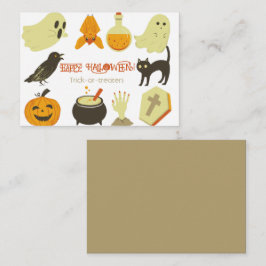 Halloween Celebration Cards Begleitkarte